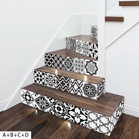 Nordic Wall Sticker Bathroom Waterproof Self-adhesive Tile Sticker  Kitchen Cabinet Decor 3