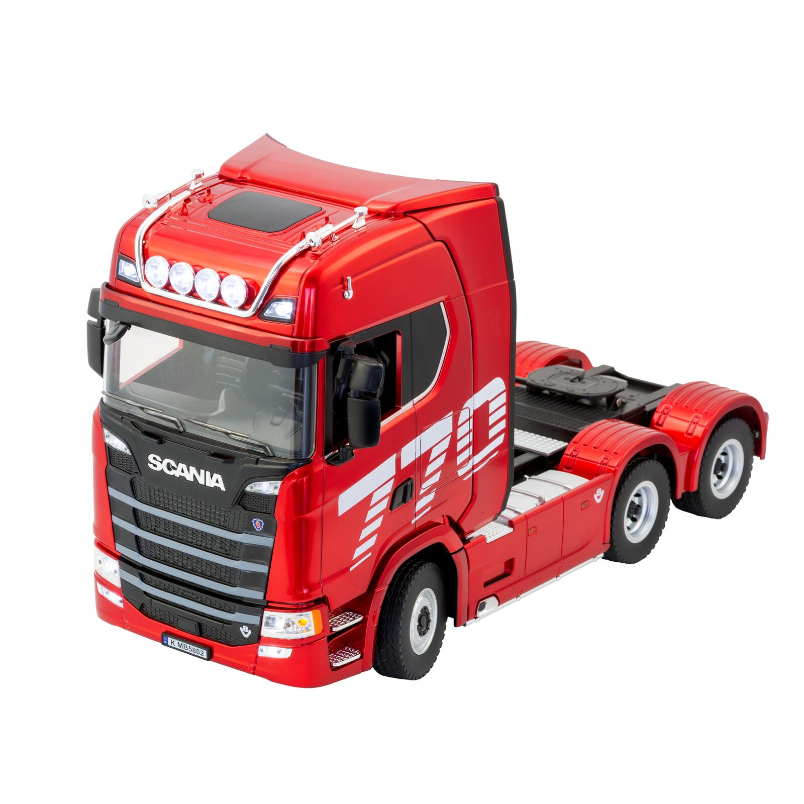 Scania Licensed Remote Control Trailer Head Truck with Lights, Sounds & Steering Adjustment 5