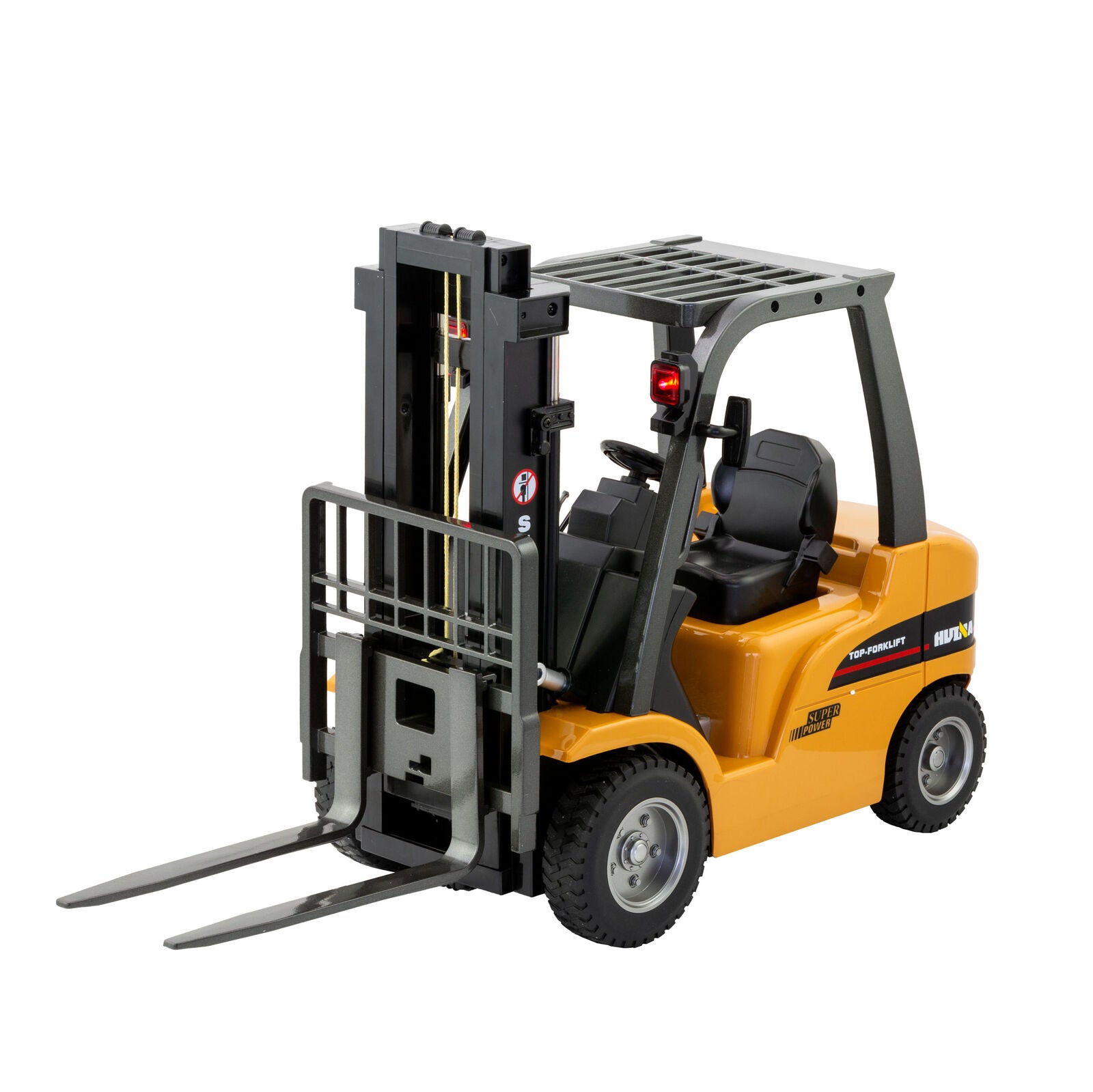 1:10 Scale 2.4G 8-Channel Metal Remote Control Forklift Construction Vehicle with Lifting Function & Sound 16