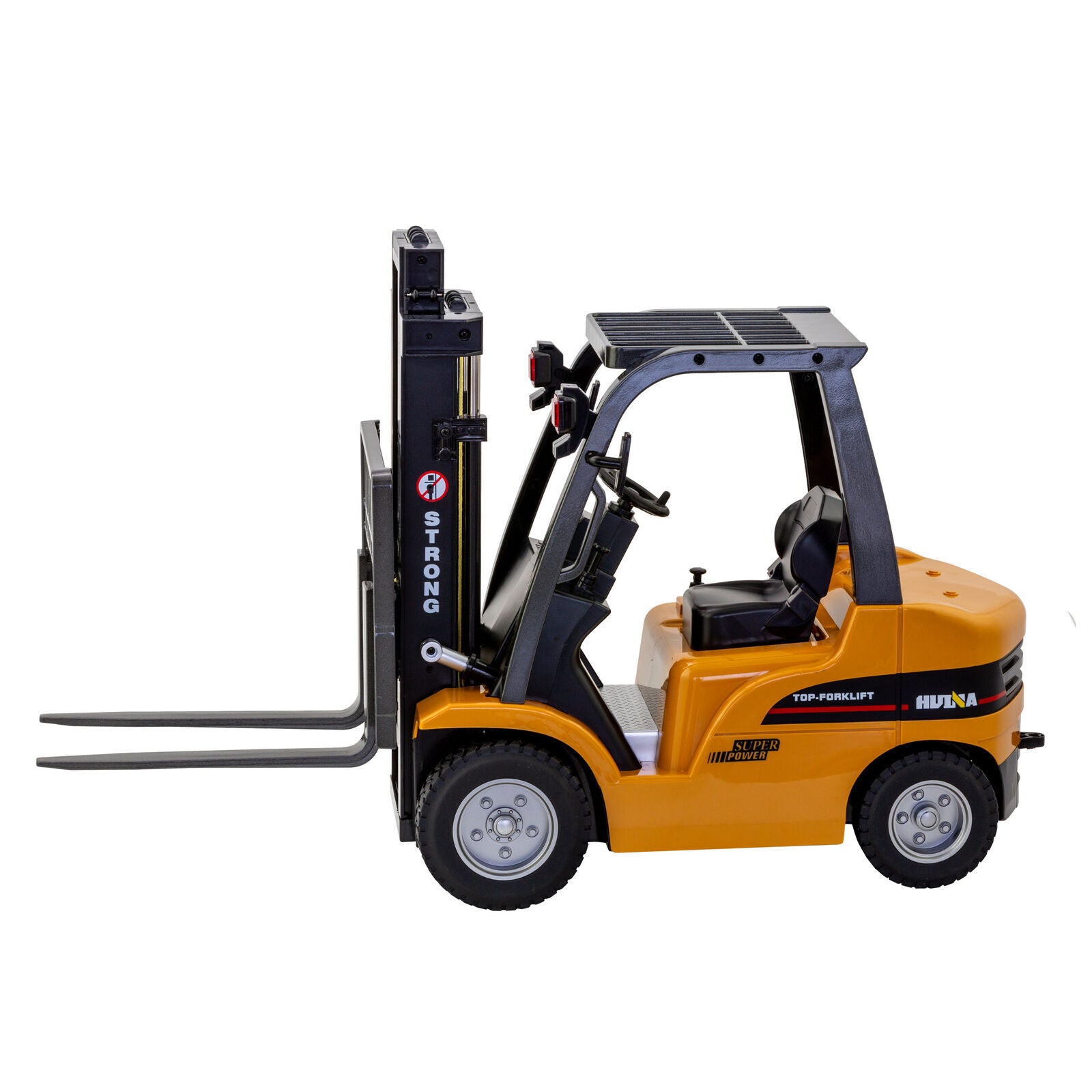 1:10 Scale 2.4G 8-Channel Metal Remote Control Forklift Construction Vehicle with Lifting Function & Sound 17