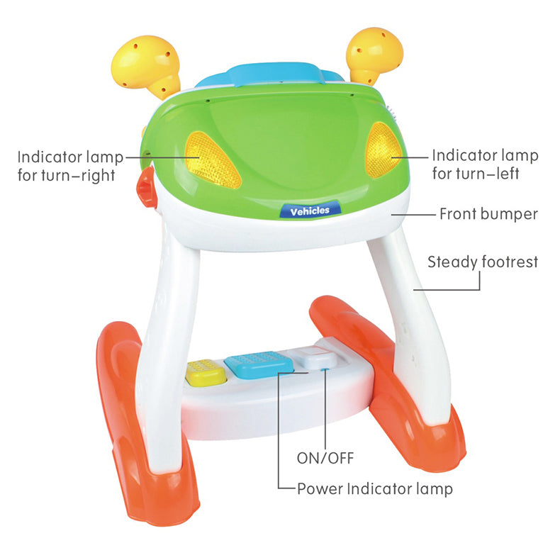 Baby Sensory Play Interactive Driving  Simulation with Music and Light 3