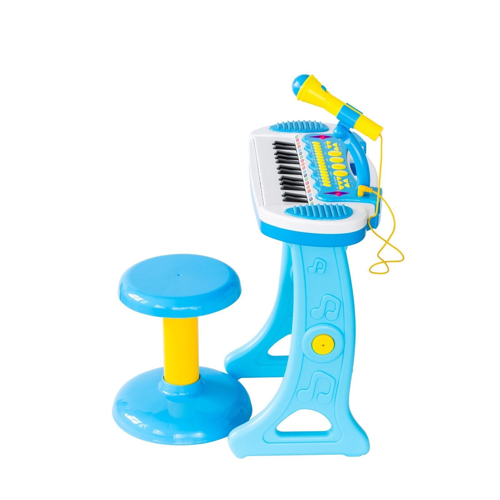 Children's Electronic Keyboard with Stand (Blue) Musical Instrument Toy 3