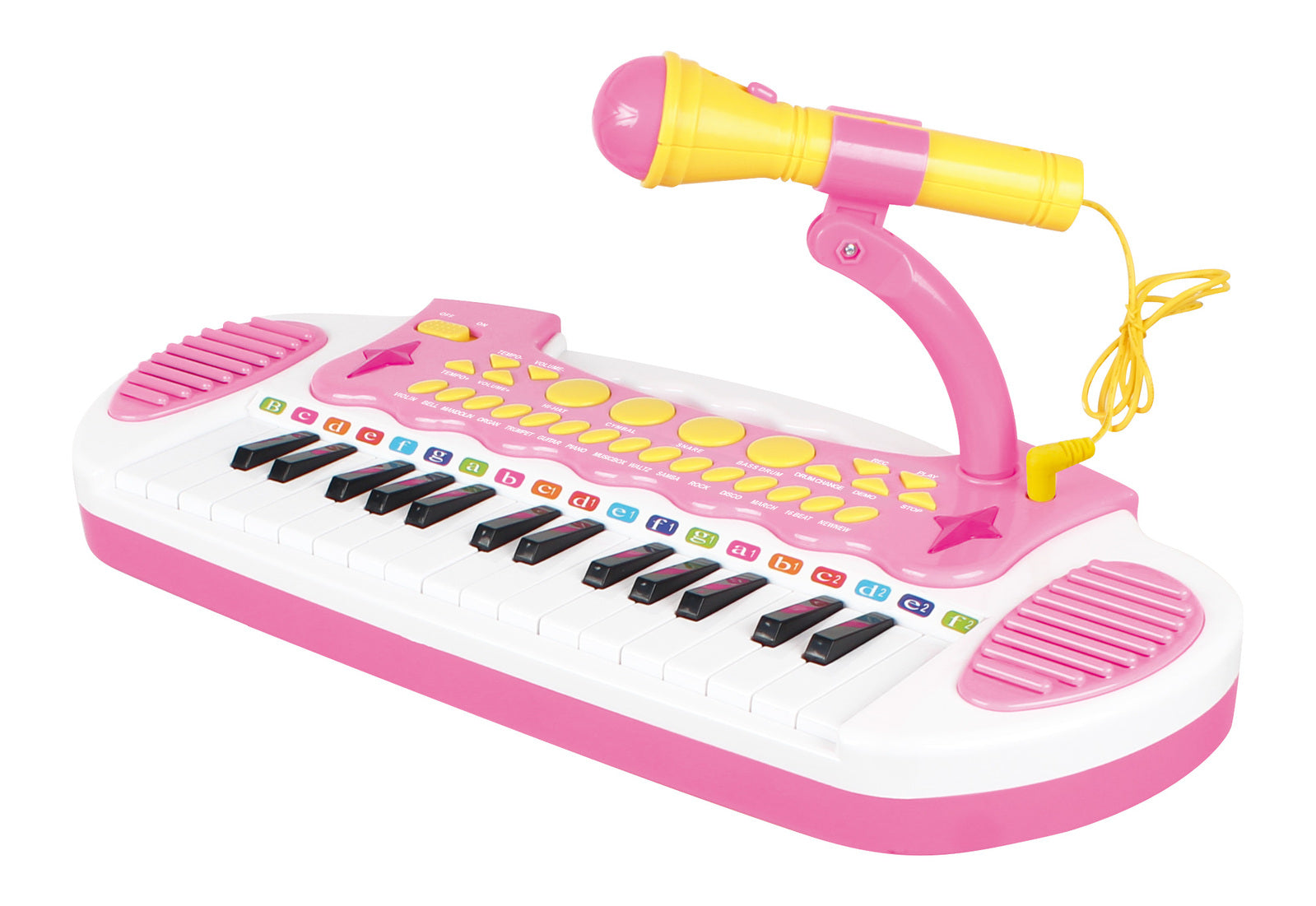 Children's Electronic Keyboard with Stand (Pink) Musical Instrument Toy 4