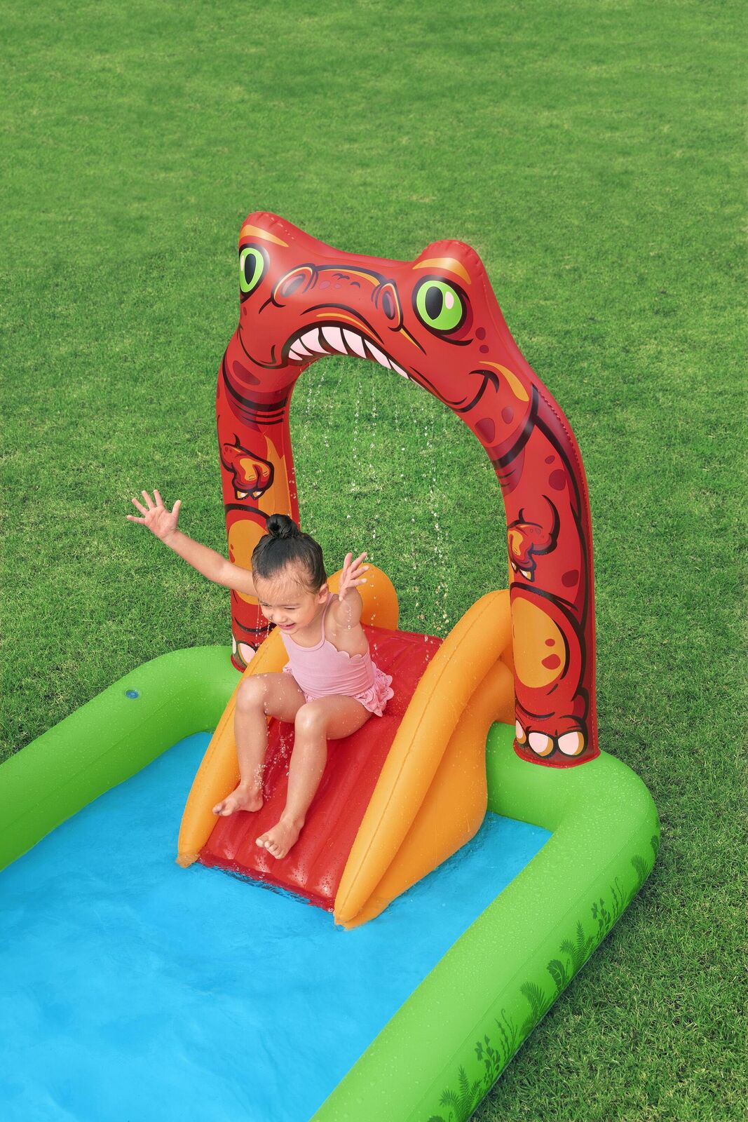 190L Jurassic Splash Water Play Centre, Bright Dinosaur Theme with Slide 3