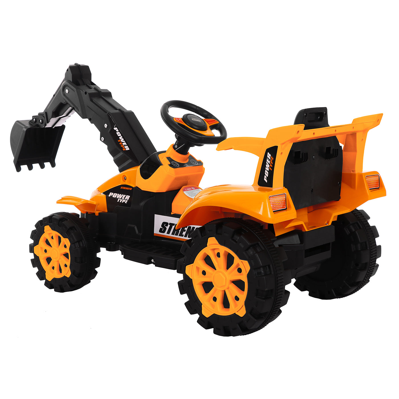 Children's Electronic Ride-on Excavator & Dump Truck, 30kg Capacity 4