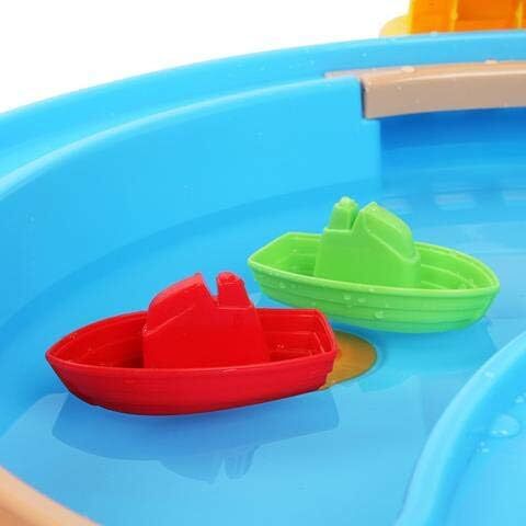 Outdoor Sand and Water Table Toy with Umbrella (28 Pcs Accessories) 6