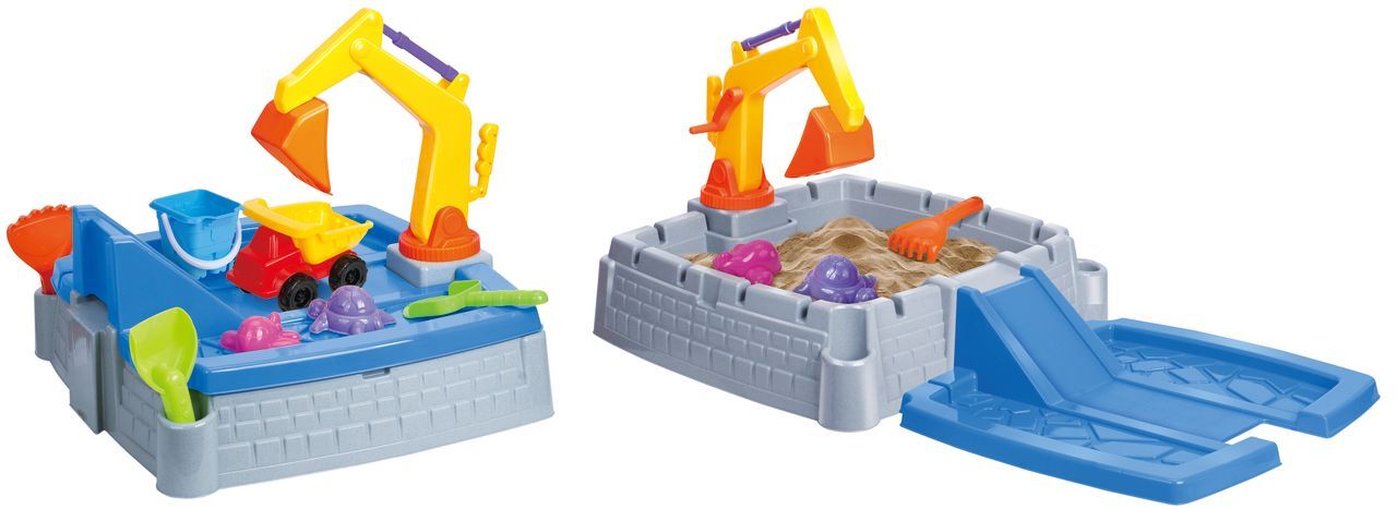 Children's Sand Pit & Box Game With 11 Fun, Playtime Accessories 4
