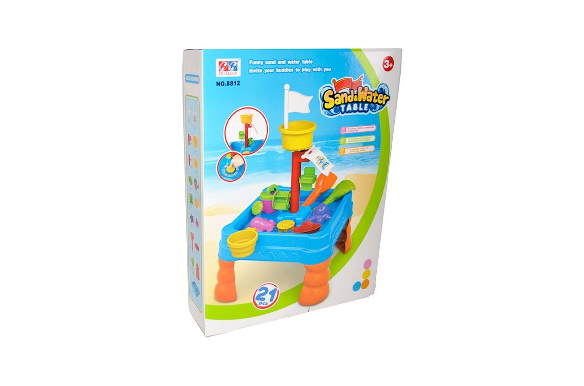 Children's Sand & Water Table with 21 Play Accessories 4
