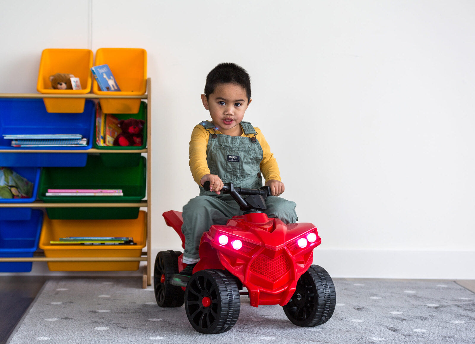 Rechargeable Ride-on Quad bike (Red) with Safe Braking System 7