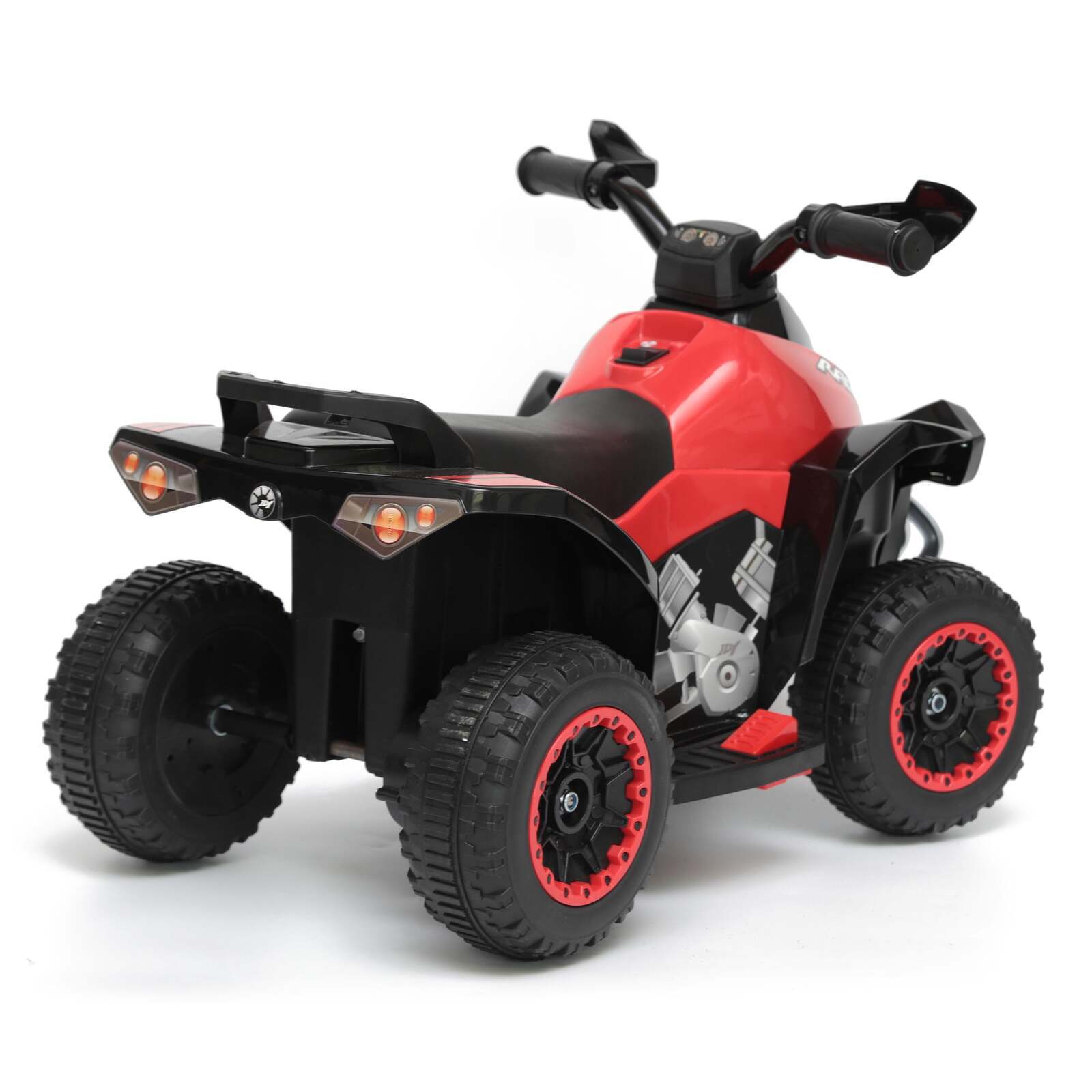 Quad Ride-on Electronic 4 Wheel ATV (Red) for Children - Up To 3km/h 3