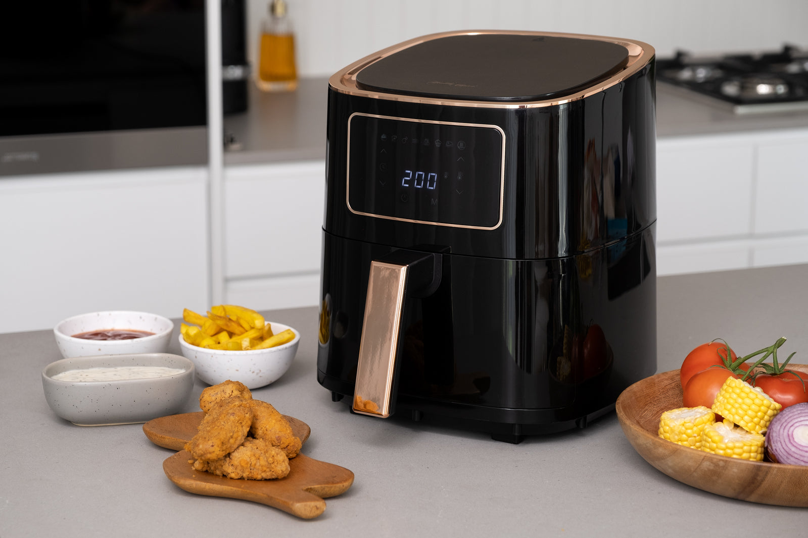 7L Digital Air Fryer (Black) 1700W, 200C, 8 Cooking Settings 6