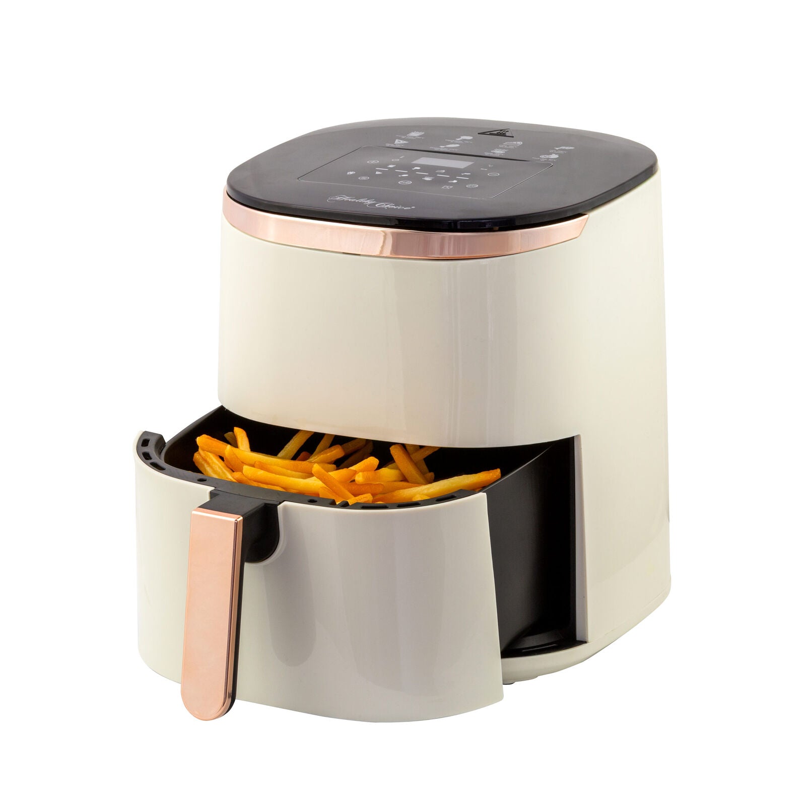 7L Digital Air Fryer with 8 pre-set Touch-control Cooking Programs - Cream 3