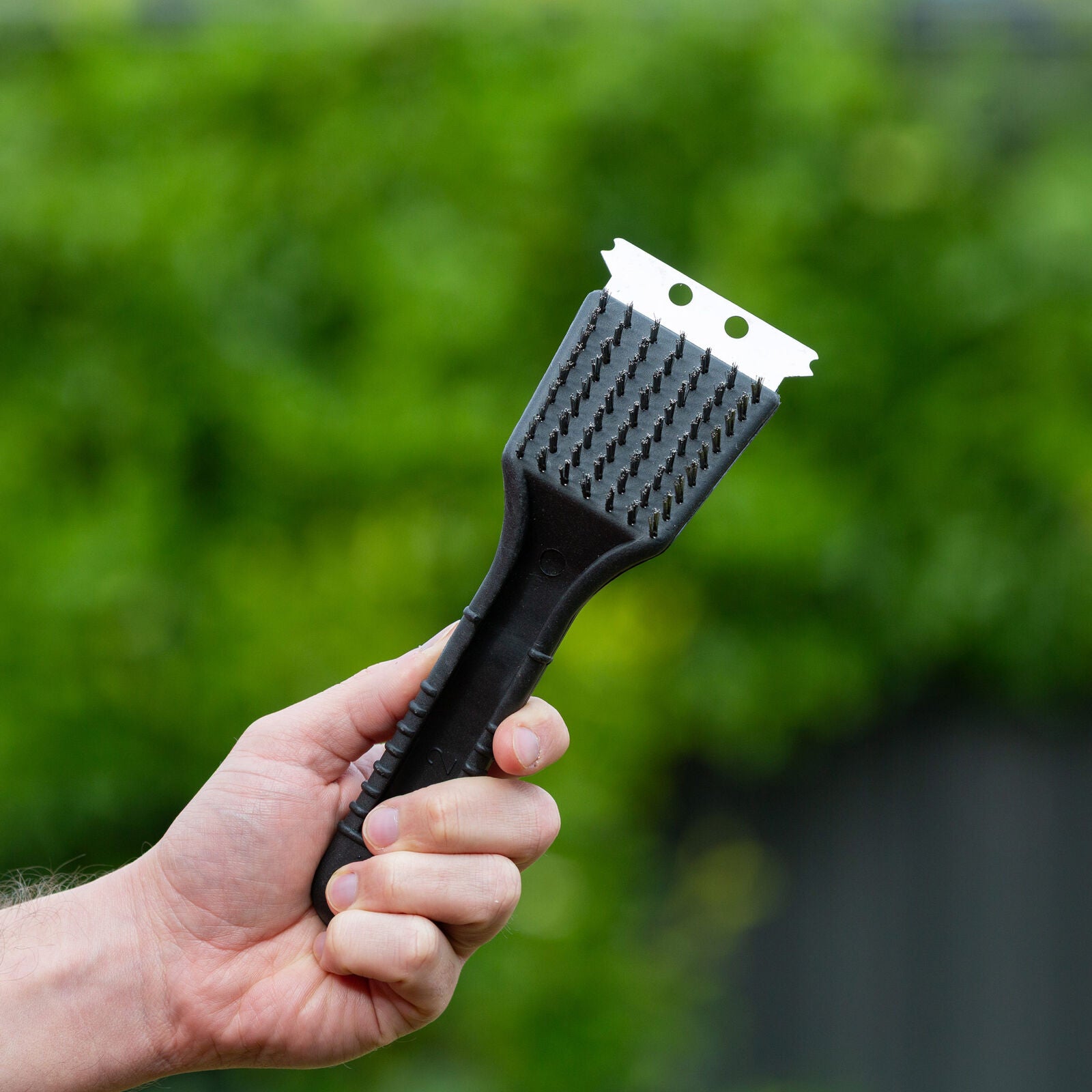 Stainless Steel BBQ Brush and Scraper Blade 6