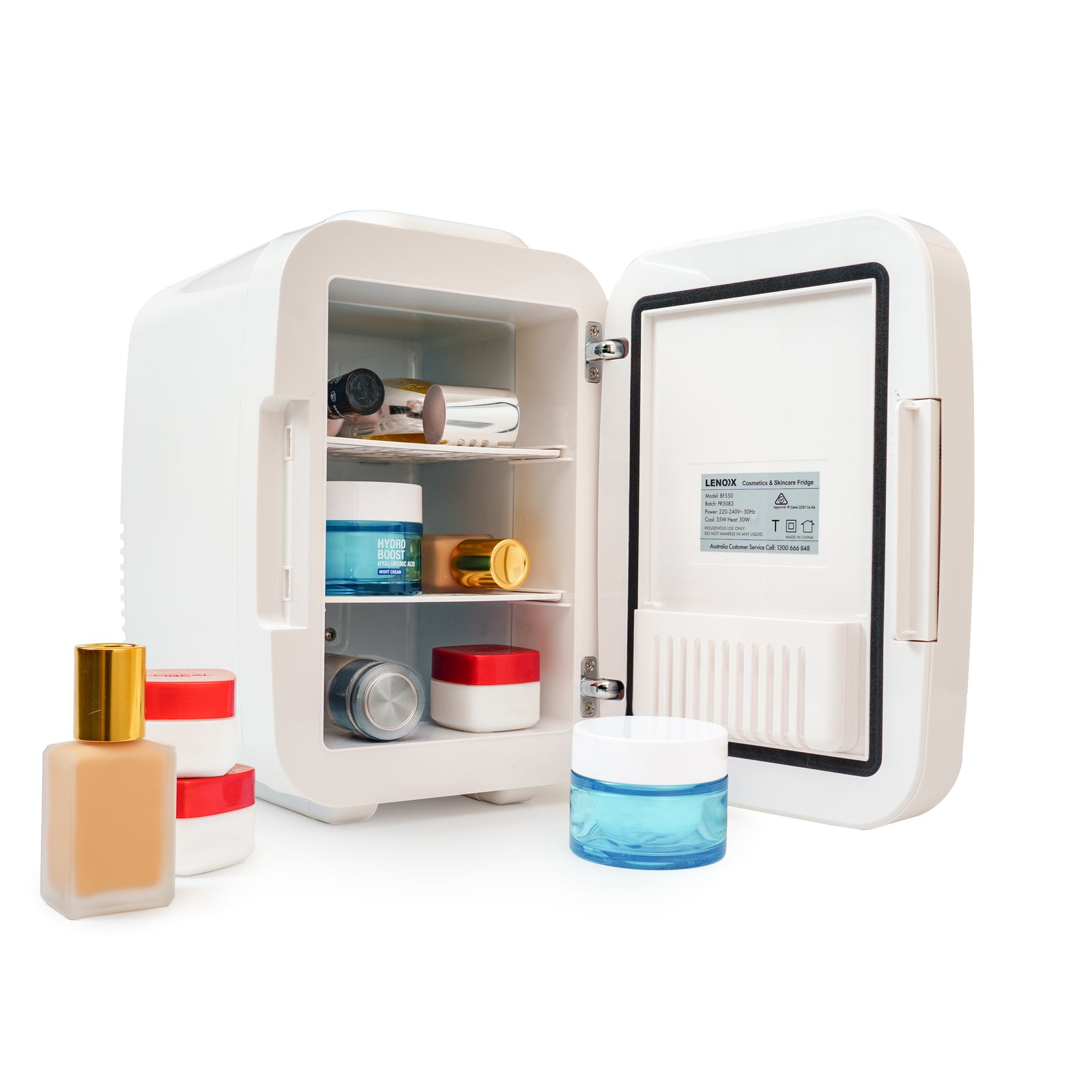 4L Cosmetics, Beauty & Skincare Fridge - White 6