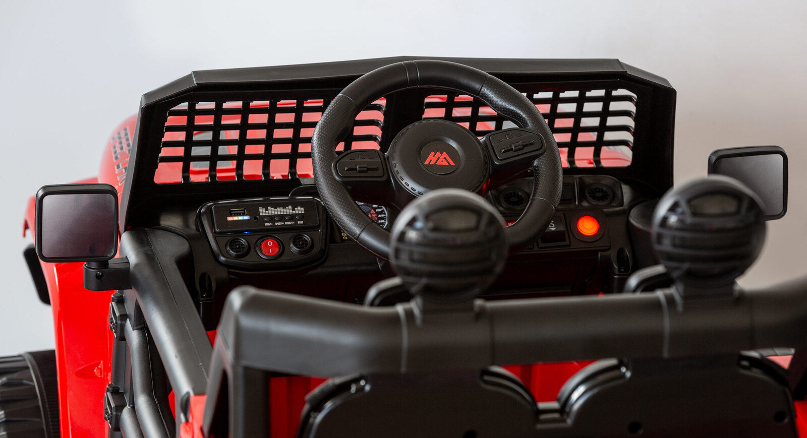 Jeep Inspired Remote Controlled Ride-on Electric Car (Red) 4