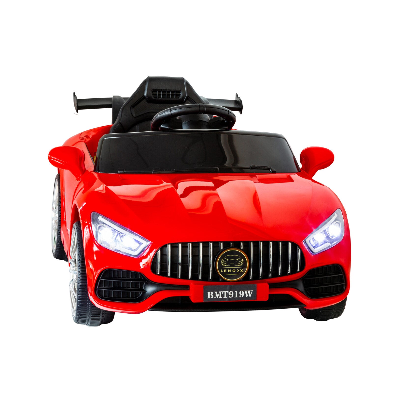 Mercedes-inspired Design Ride-on (Red) Electric Car with Parental Remote Control 4