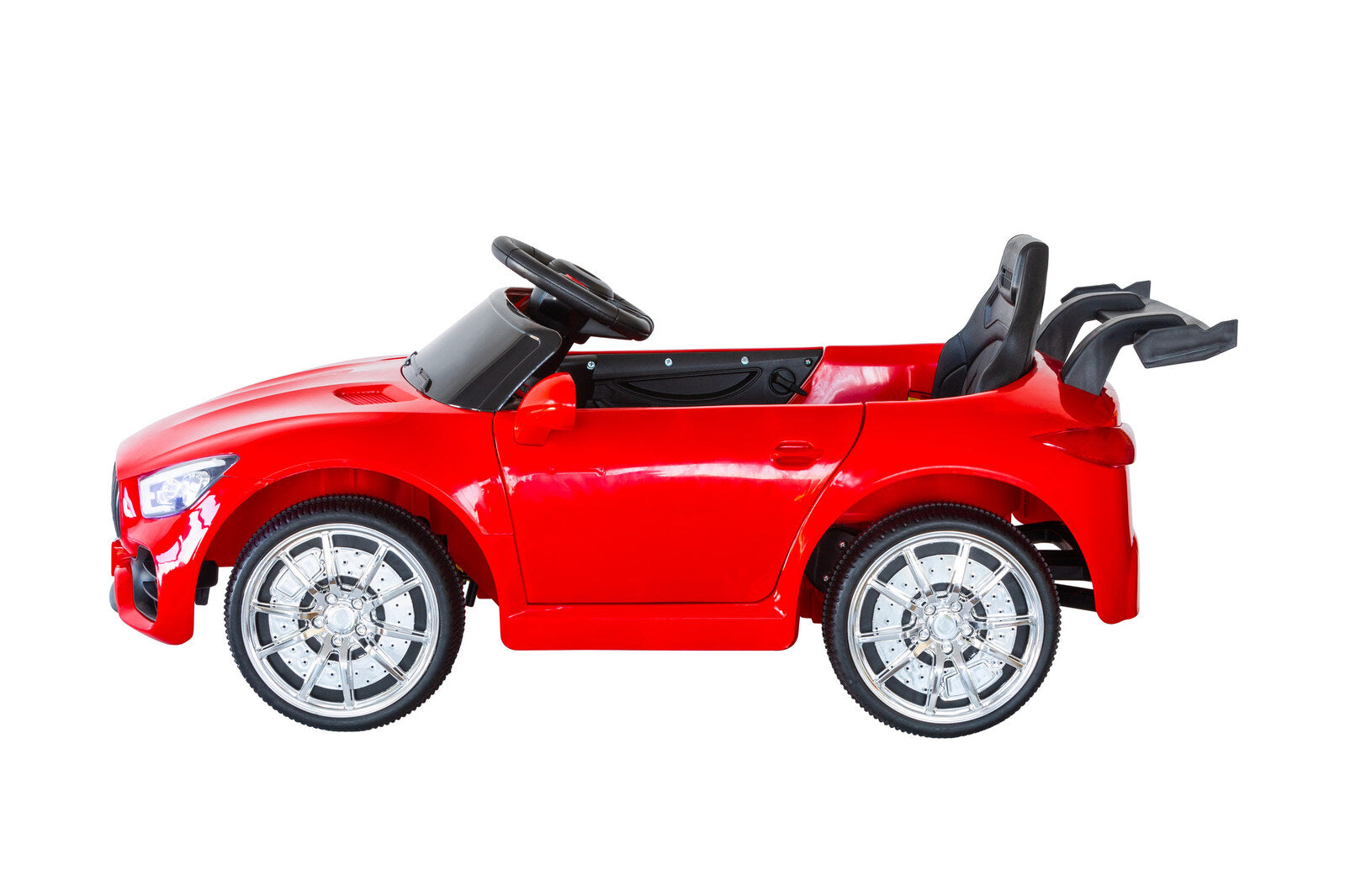 Mercedes-inspired Design Ride-on (Red) Electric Car with Parental Remote Control 10