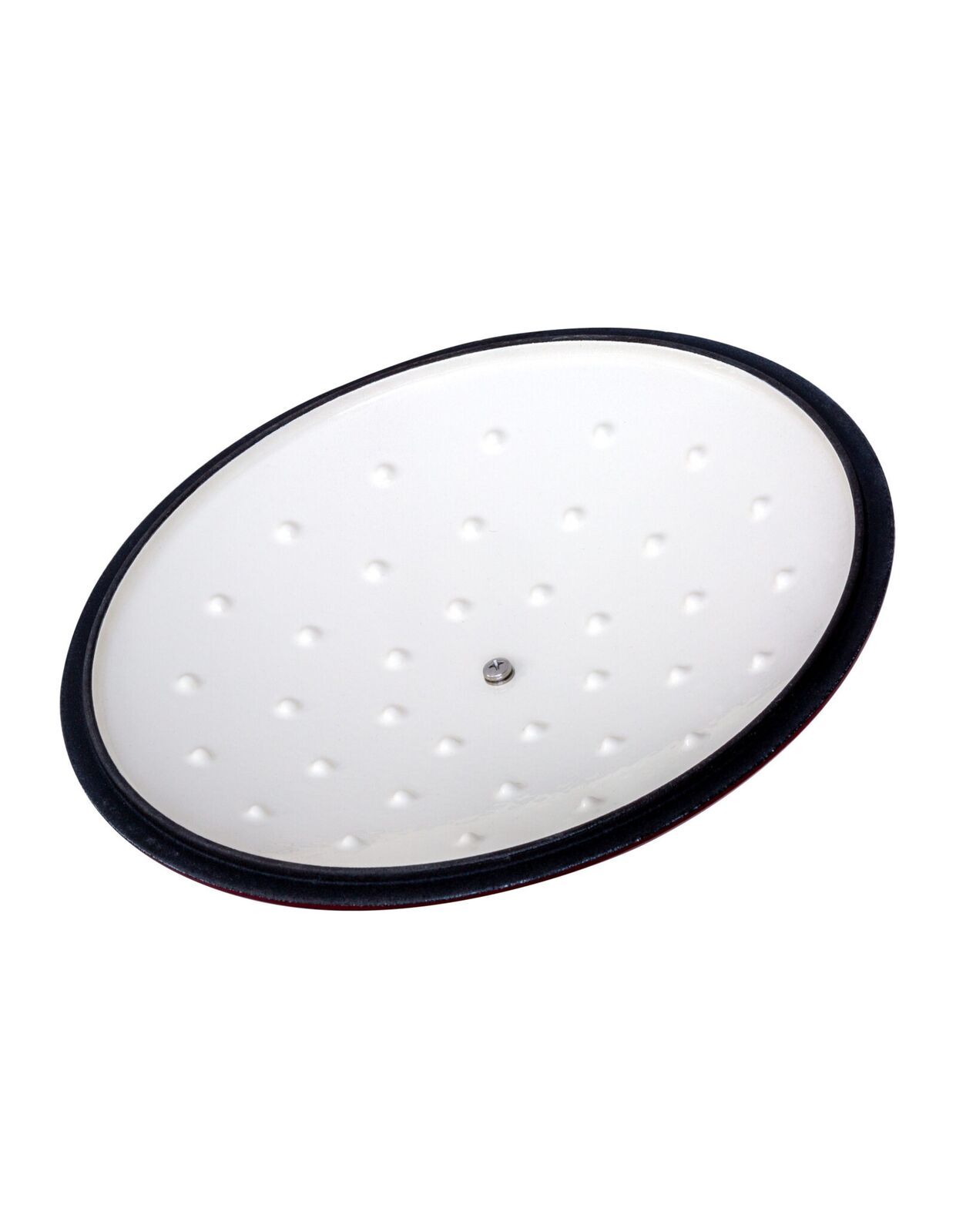 26cm Enamelled Cast Iron French Oven Casserole (4.7L) - Red 7