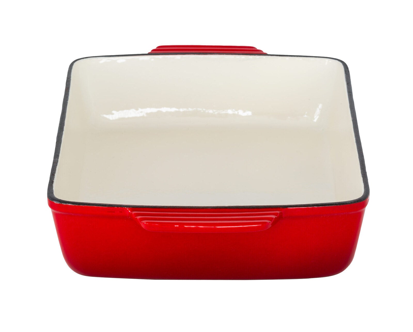 Enamelled Cast Iron 38.5x23cm Rectangular Roaster (3.4L) - Red 3