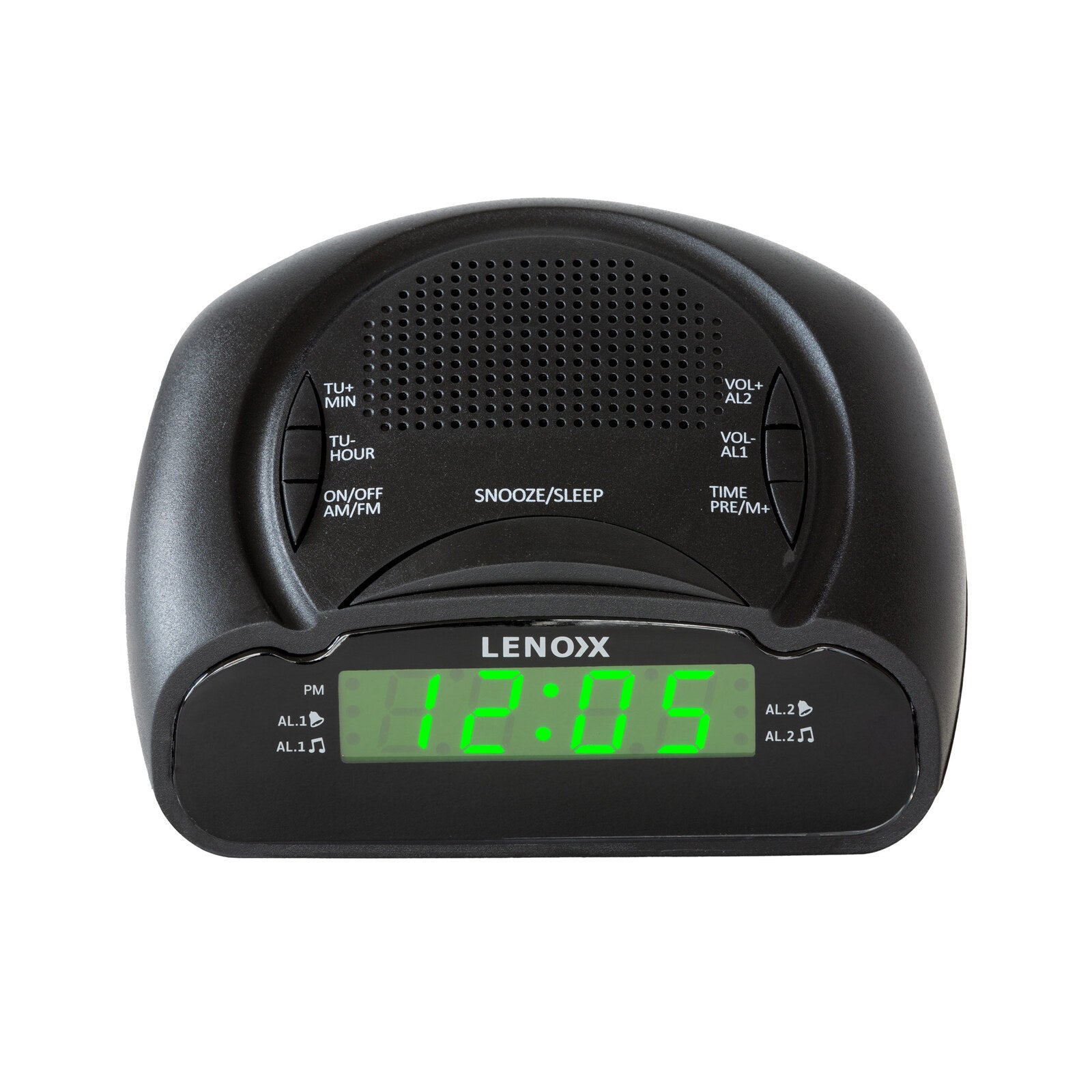AM/FM Alarm Clock & Radio w/ Green LED Time Numbering 4