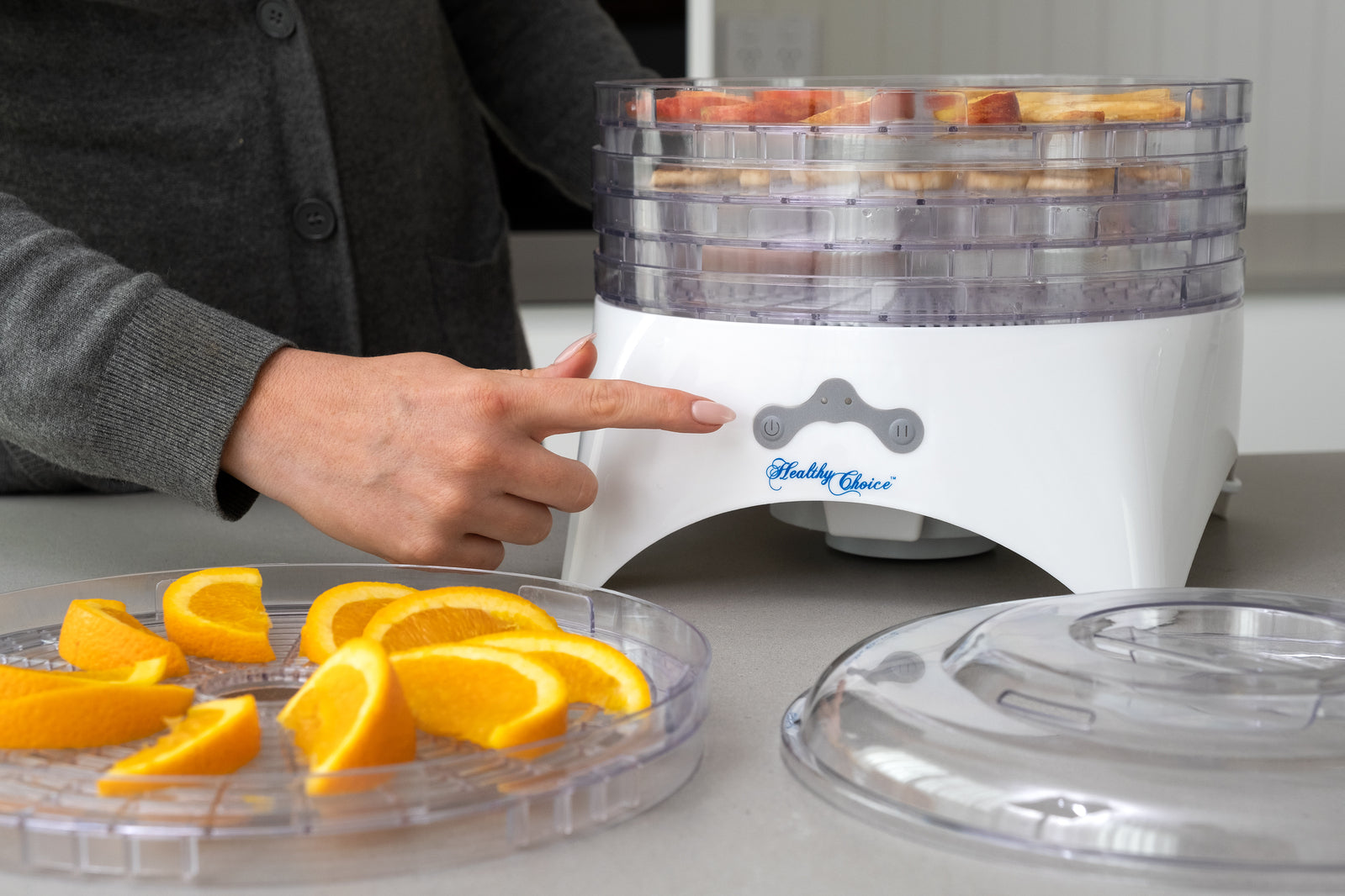Digital Food Dehydrator/ Dryer/ Preserver w/ 2 Power Level 4