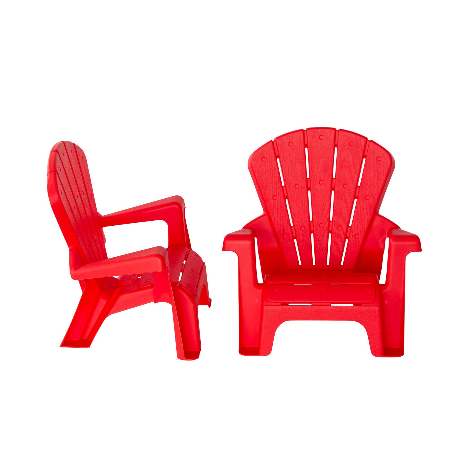 Kids Durable Table and Two Child-sized Chairs Set - Red 4