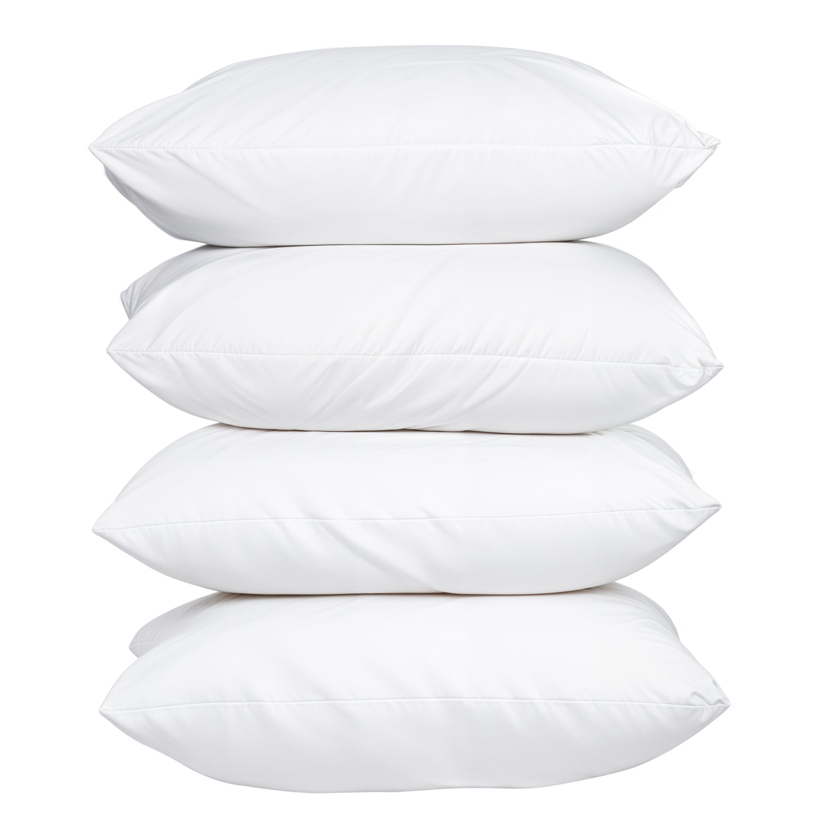 100 Percent Cotton Pillow Cover with 800g Poly Fill,  Hypoallergenic, Antibacterial, and Cooling Technology  4 PK 5