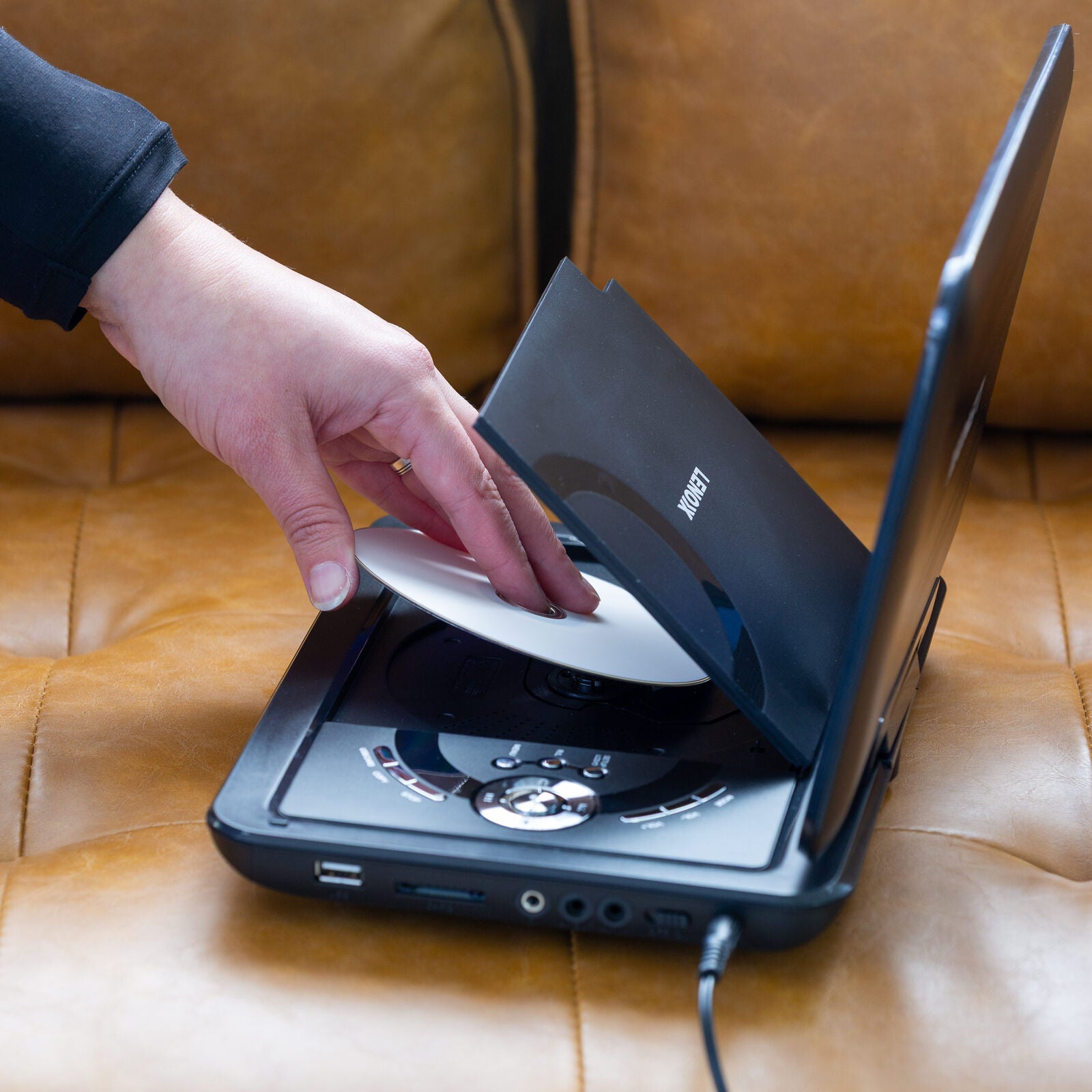 10.1" Portable DVD Player w/ 270-Degrees Swivel-Screen & Rechargeable 4
