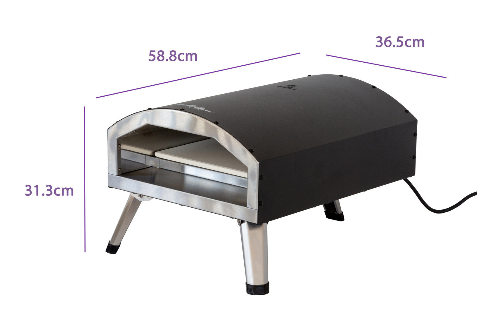 Compact and Portable 12" Outdoor Electric Pizza Oven 4