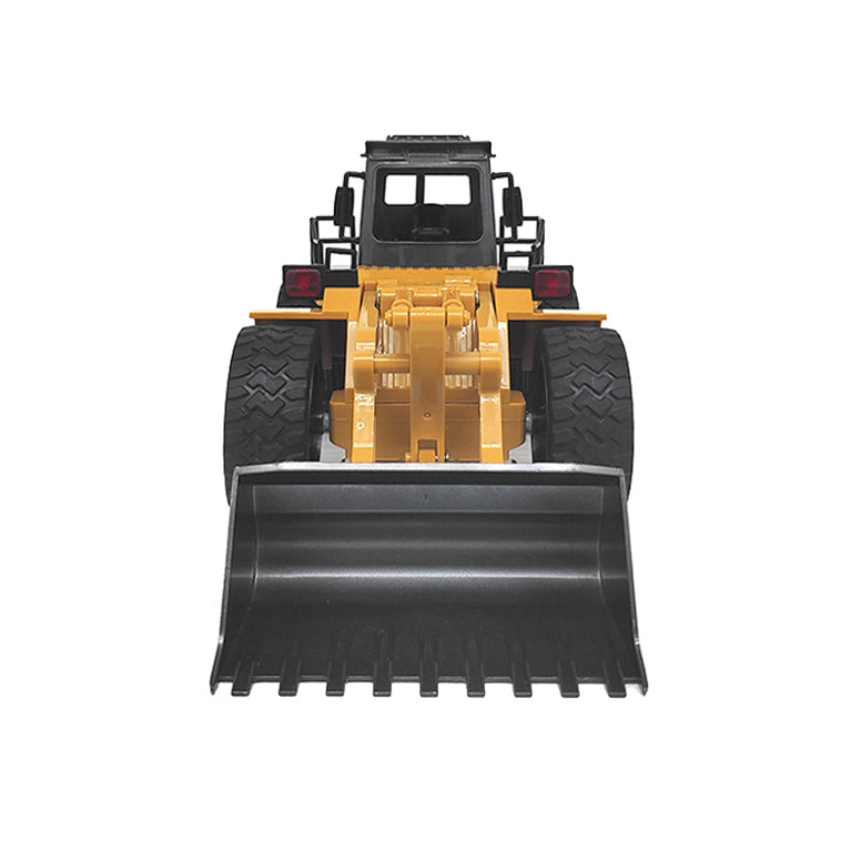 Remote Control Model Bulldozer Truck (Yellow), Driving Cab and Scoop 4