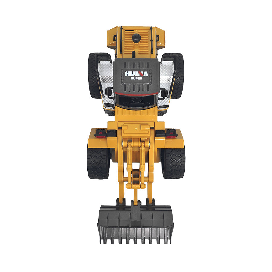 Remote Control Model Bulldozer Truck (Yellow), Driving Cab and Scoop 6