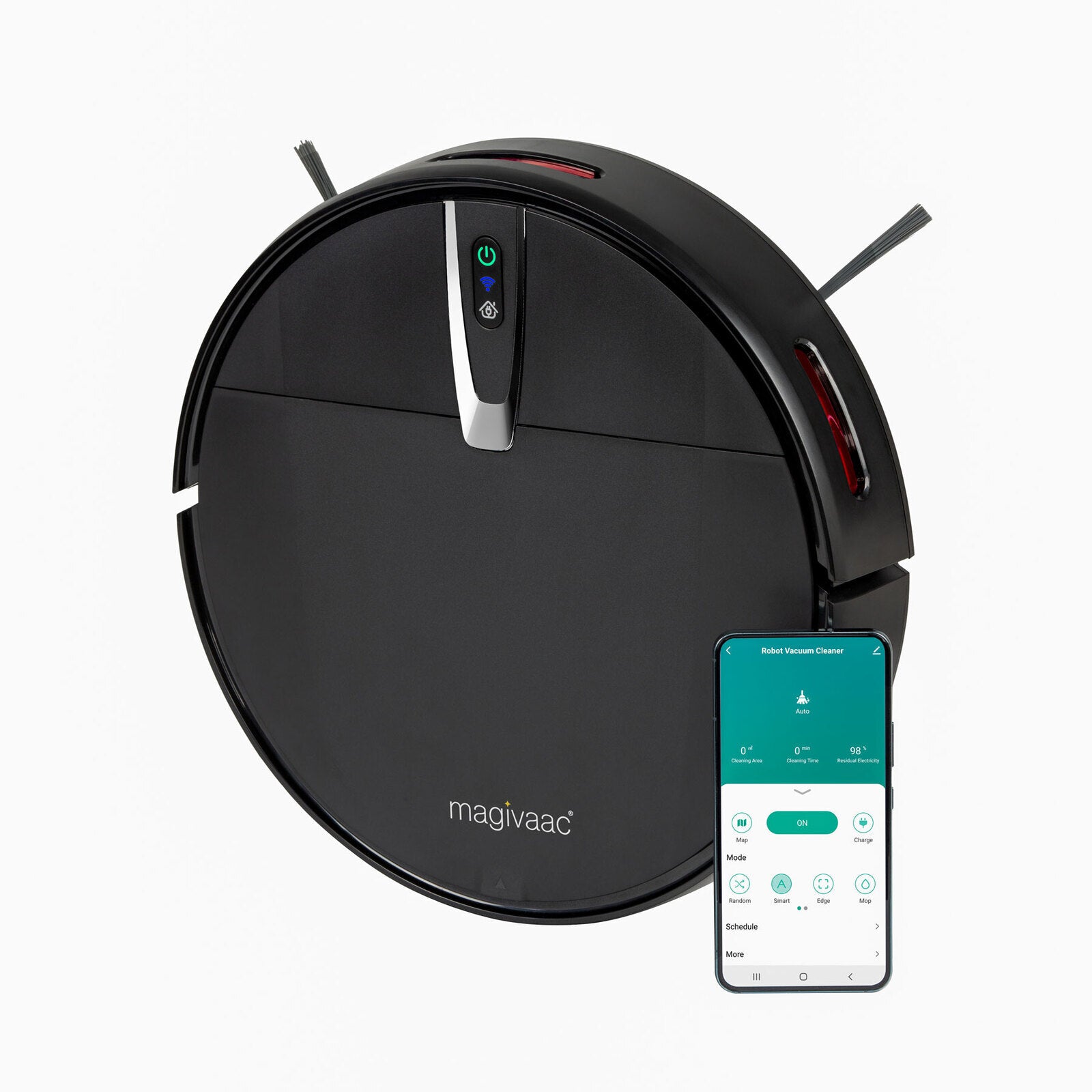 Smart Robot Vacuum Cleaner w/ 3-in-1 HEPA & Mopping Pad (Black) 6