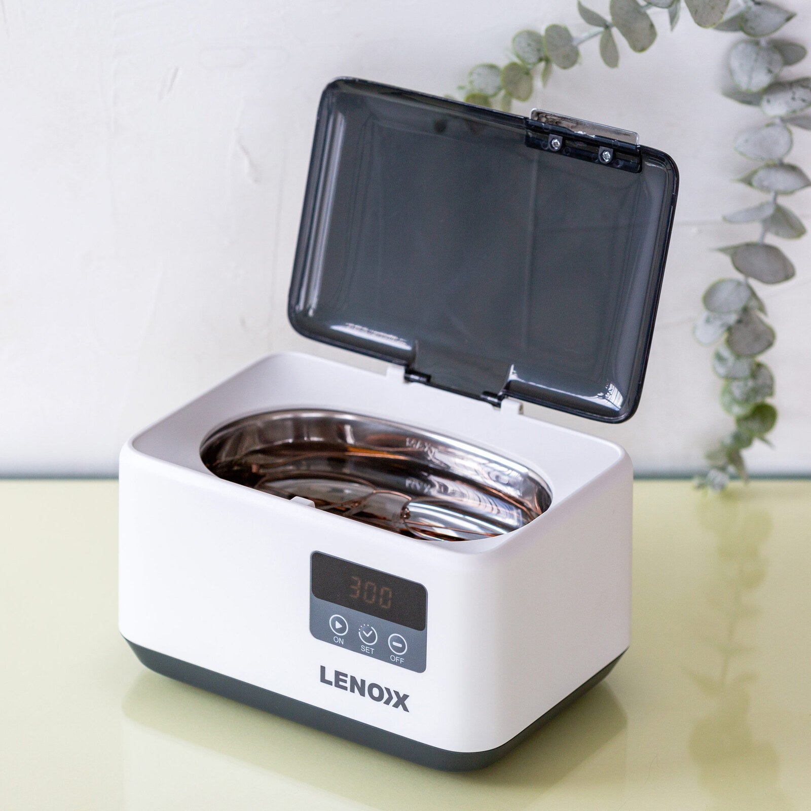 50W Ultrasonic Jewellery Cleaner, 4800HZ w/ 600ml Tank and LED Display 4
