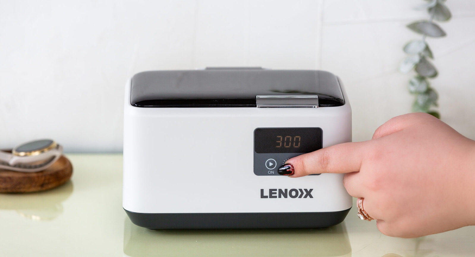 50W Ultrasonic Jewellery Cleaner, 4800HZ w/ 600ml Tank and LED Display 5