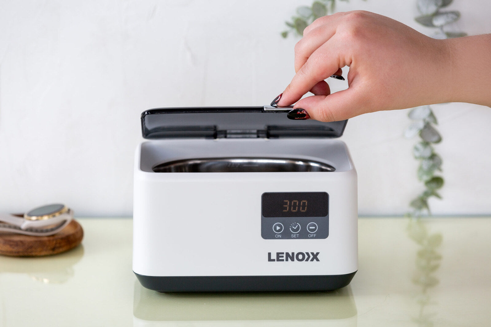 50W Ultrasonic Jewellery Cleaner, 4800HZ w/ 600ml Tank and LED Display 6