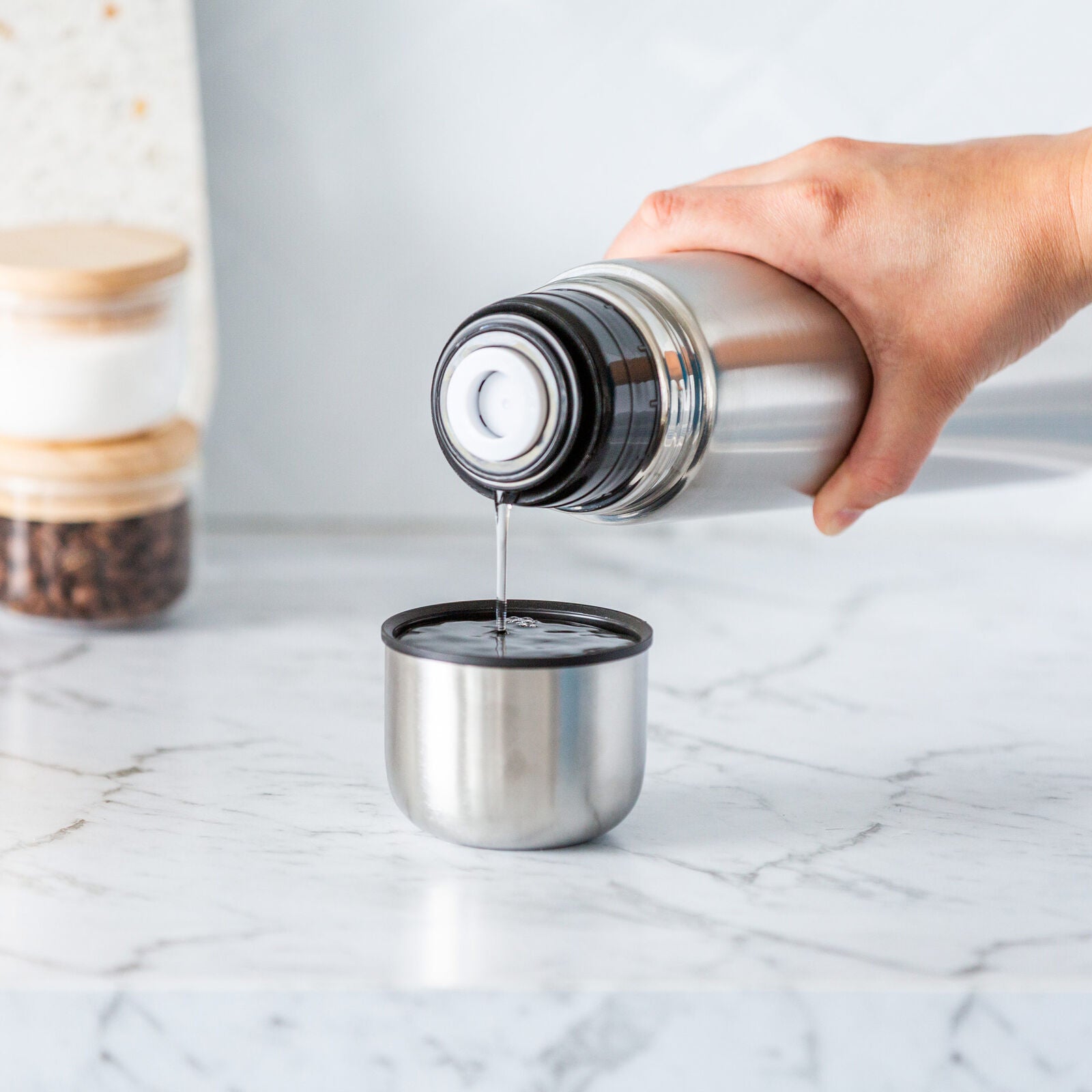 1L Stainless Steel Vacuum Flask Insulated Drink Container 3