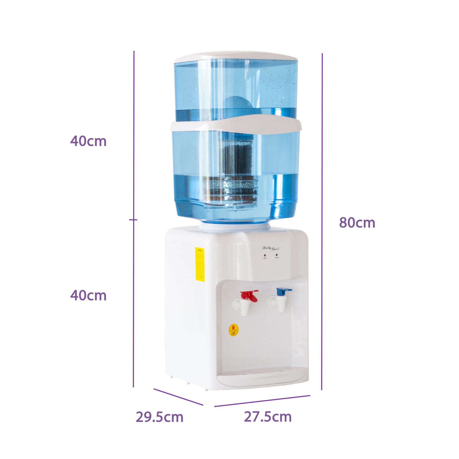 Water Cooler, Hot Water Dispenser with Activated Carbon Filtration 3
