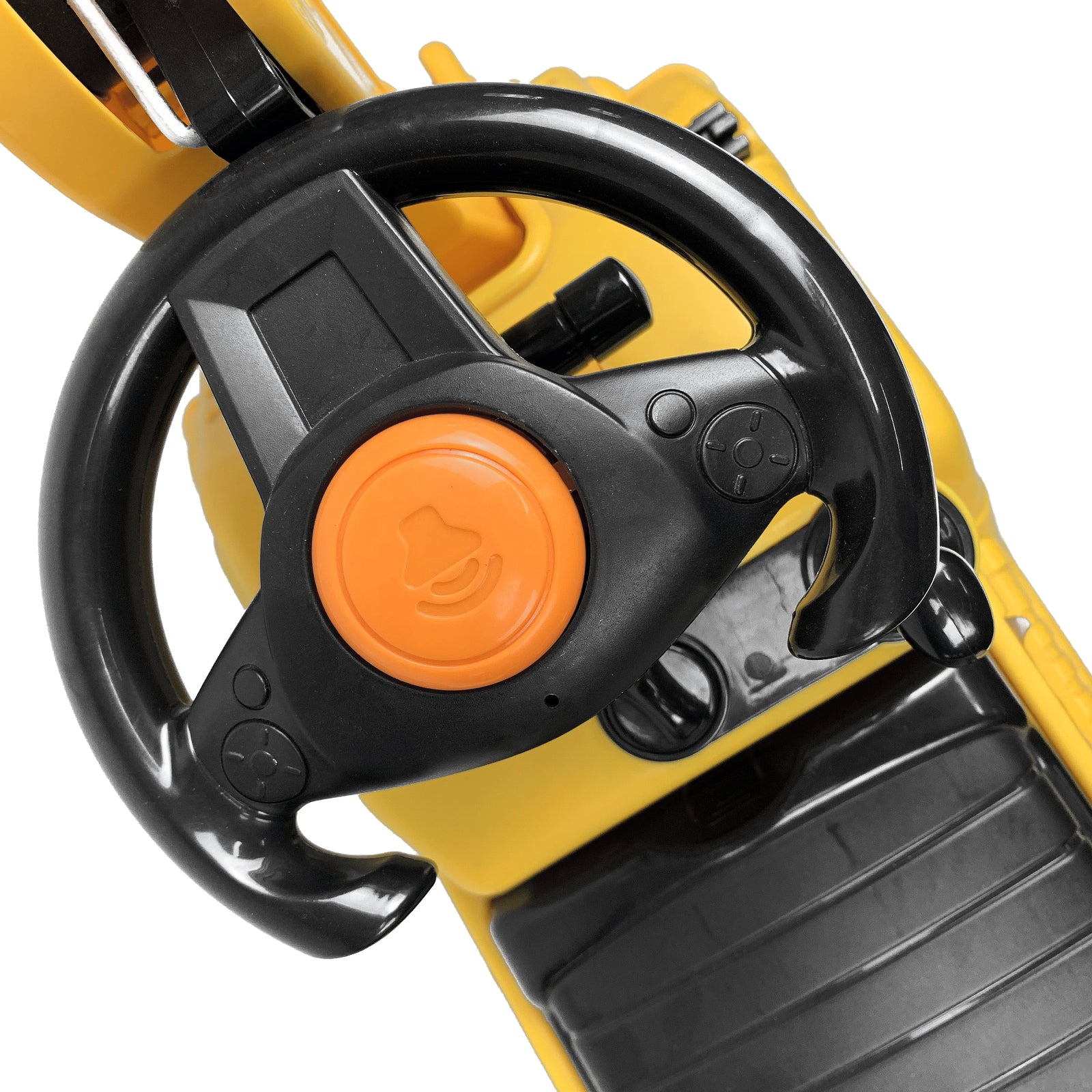 Ride-on Children's Excavator (Yellow) w/ Dual Operation Levers to Scoop 6