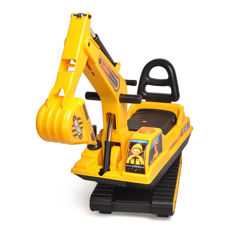 Ride-on Children's Excavator w/ Sturdy Track and Dual Operation Levers to Scoop 7