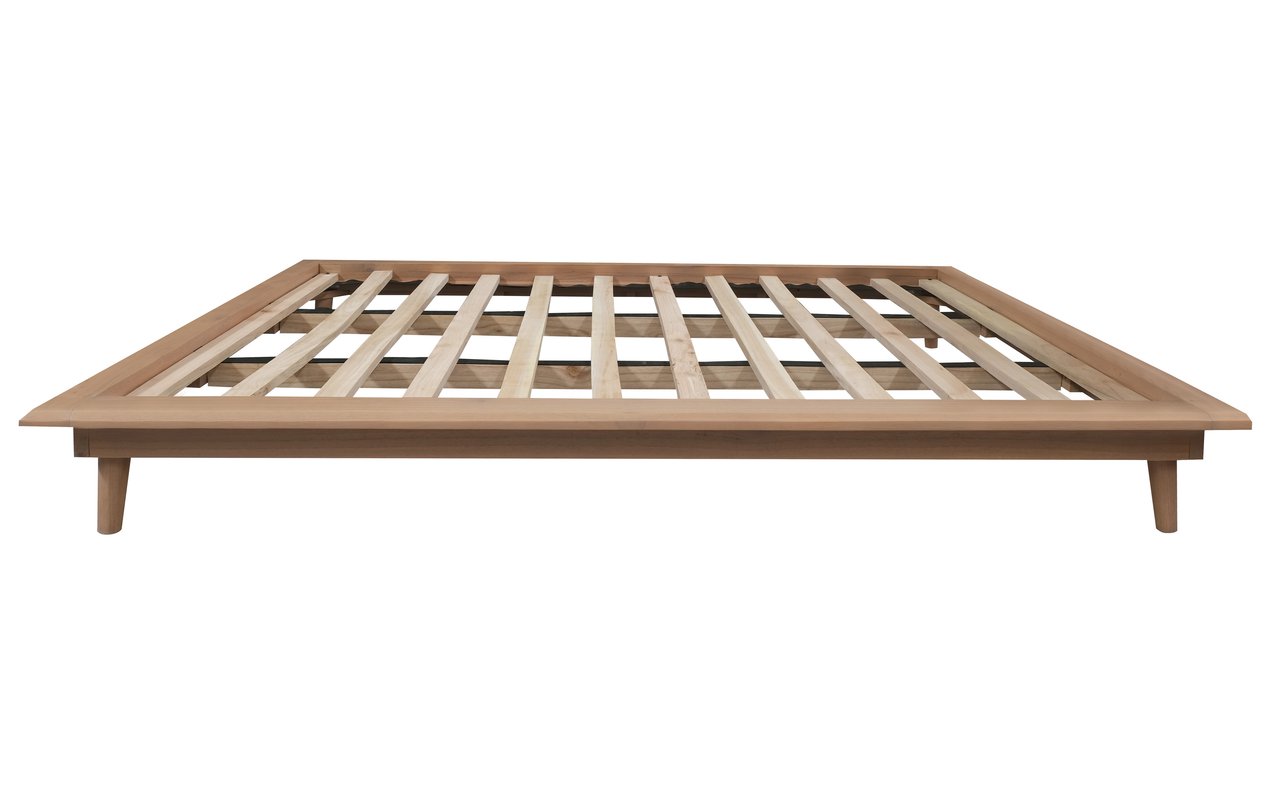 Gatsby Queen Size Platform Bed Base (Natural) 3