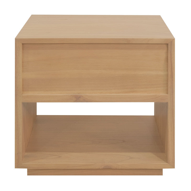 Oscar 1 Drawer Bedside Table (Natural) 4
