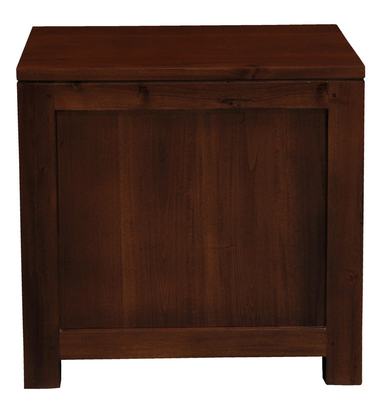 Amsterdam Solid Mahogany Timber 1 Drawer Bedside Table (Mahogany) 4