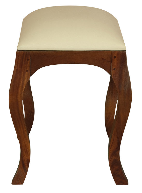Eloise Cabriole Leg Dressing Stool (Mahogany) 3