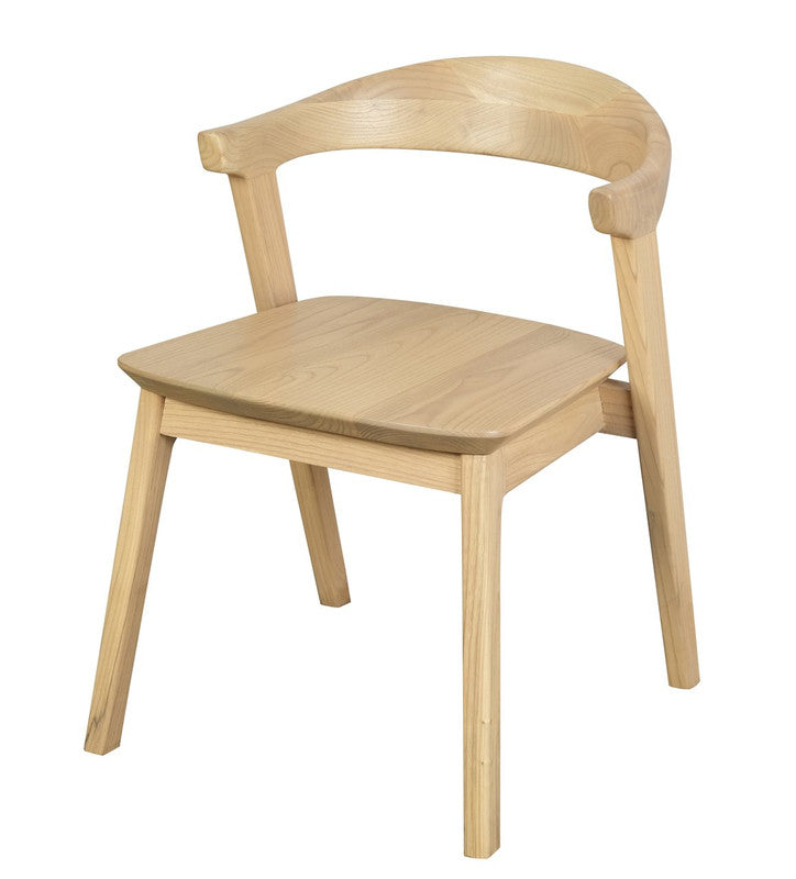 Fynn Oak Dining Chair - Set of 2 (Natural) 3
