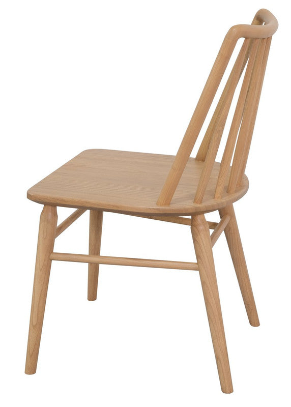 Riviera Solid Oak Dining Chair - Set of 2 (Natural) 3