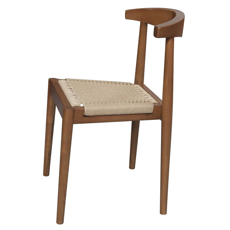 Arden Solid Oak Dining Chair with Loom (Almond) 3