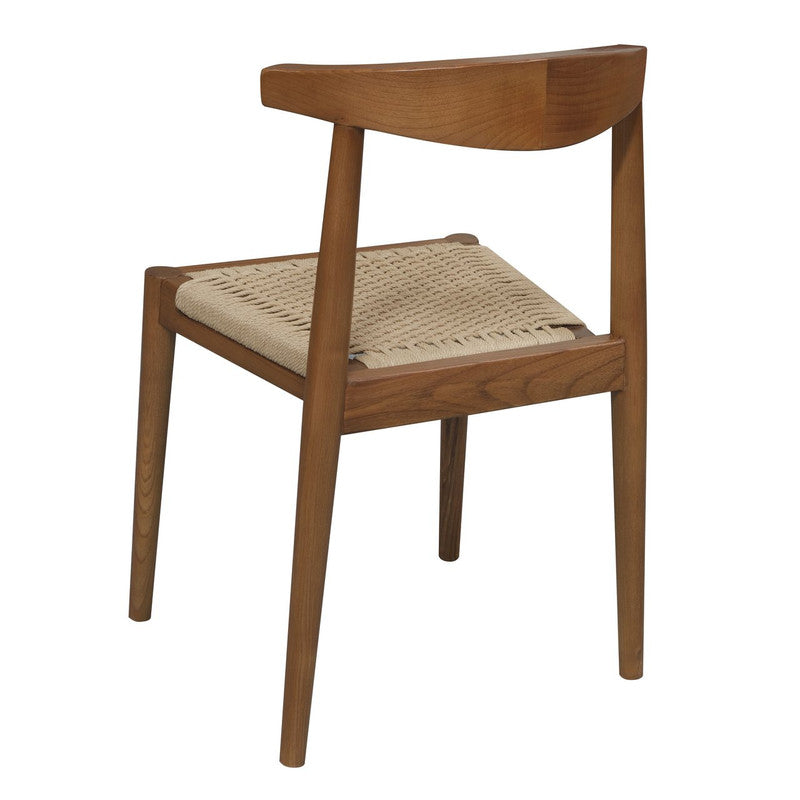 Arden Solid Oak Dining Chair with Loom (Almond) 4