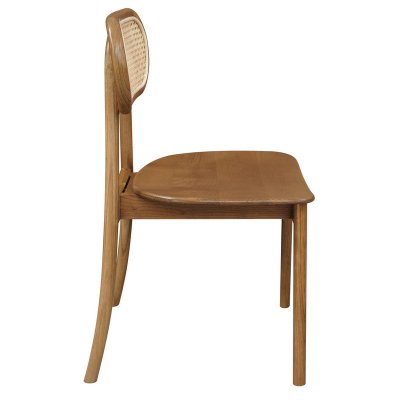 Kelly Rattan Dining Chair (Almond) 3