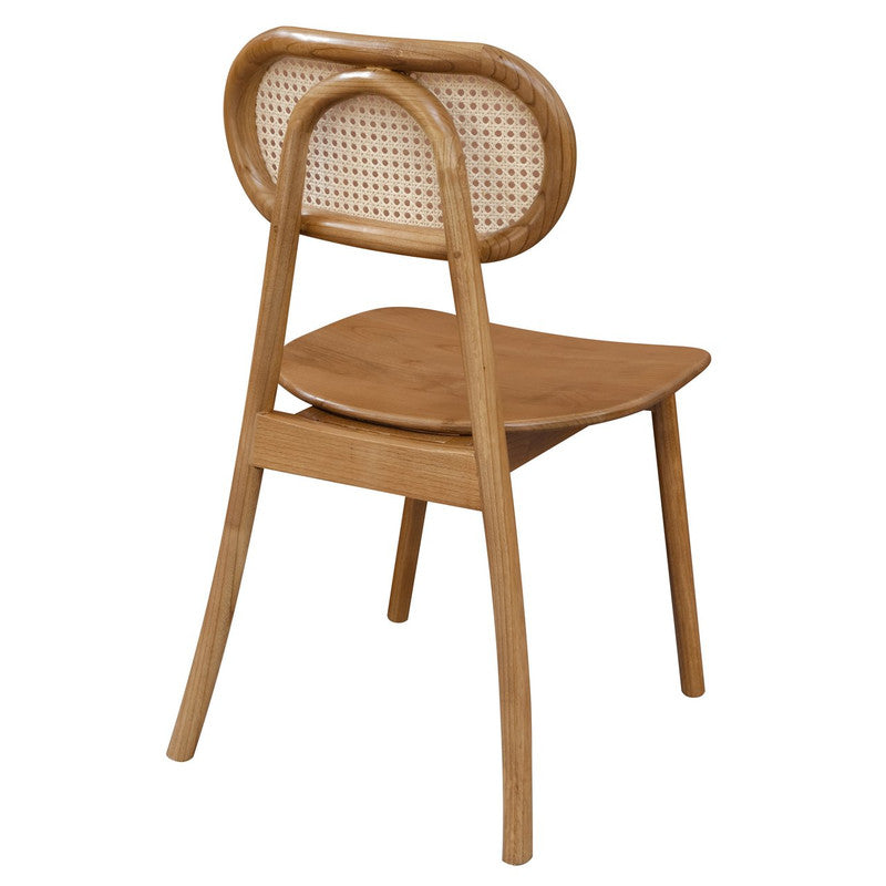 Kelly Rattan Dining Chair (Almond) 4