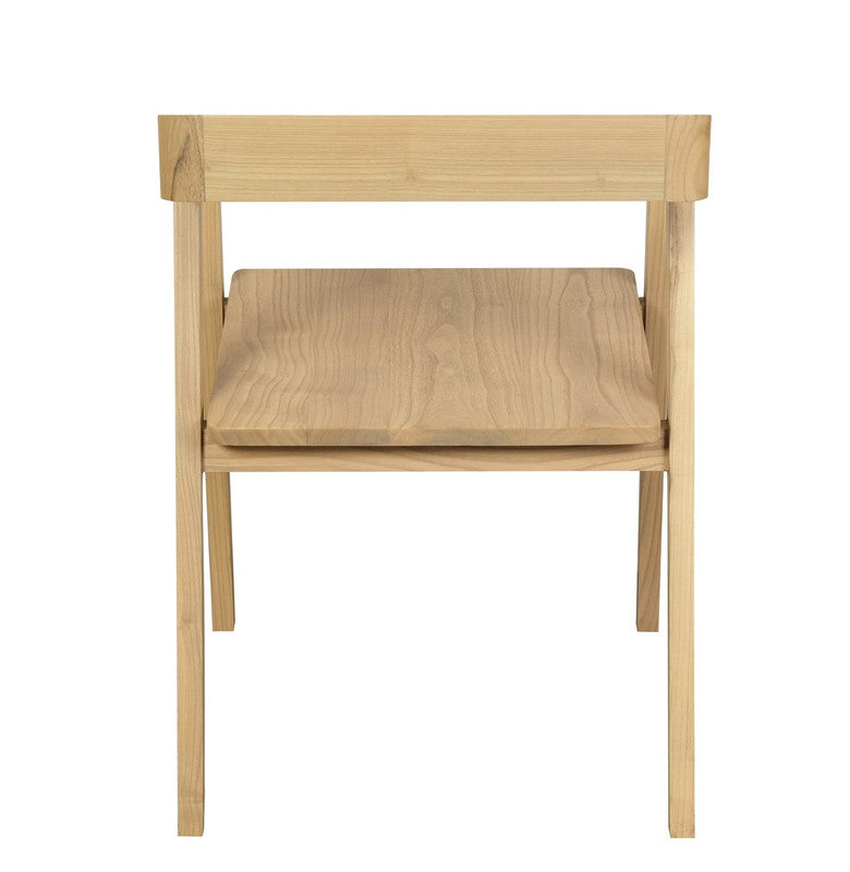Kyoto Solid Oak Arm Chair - Set of 2 (Natural) 5